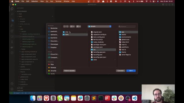 3-2 CREACION DE PROYECTO CHAT
