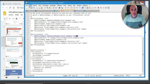10 Crear virtualhost con Xampp 1280x720