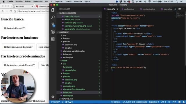 33 Usar funciones en un proyecto de web 1280x720