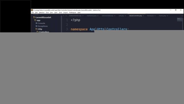 02 El proceso de ejecuciÃ³n de un proyecto Laravel 1280x720