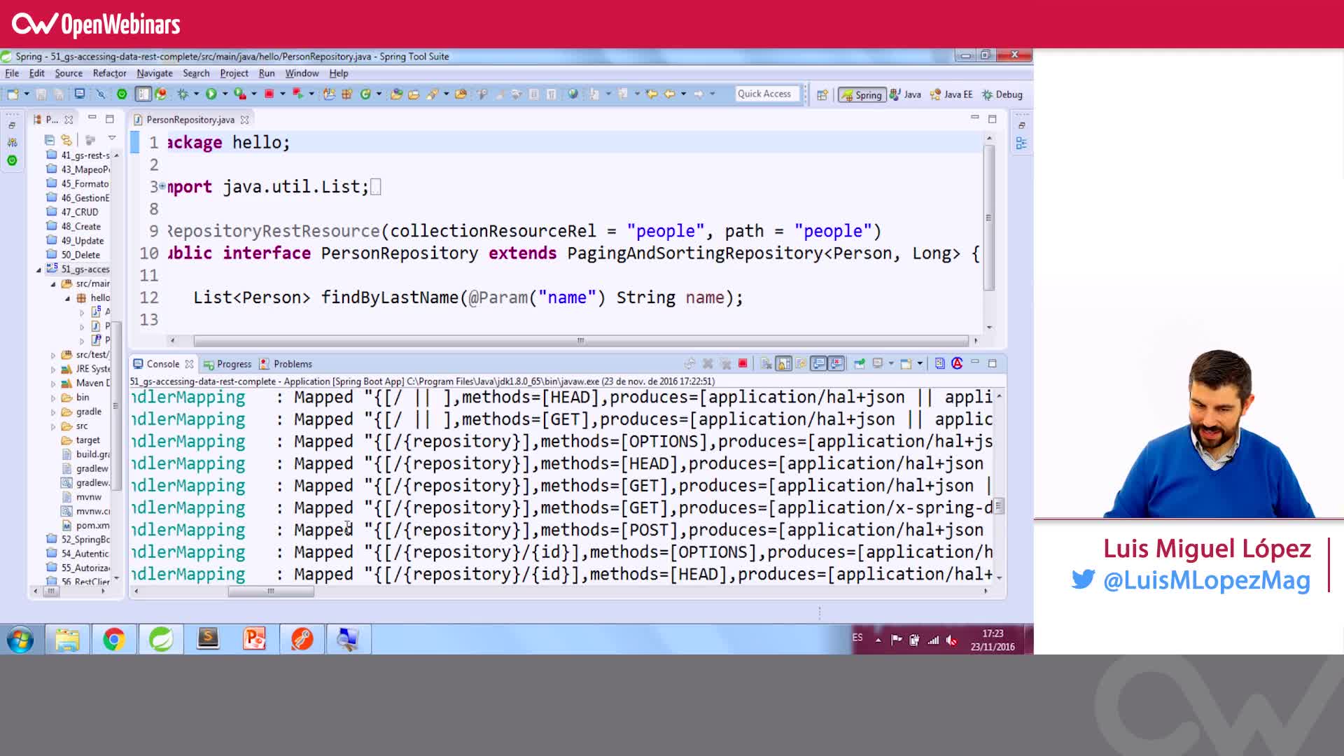 1920x1080 Spring Framework  OpenWebinars (50)