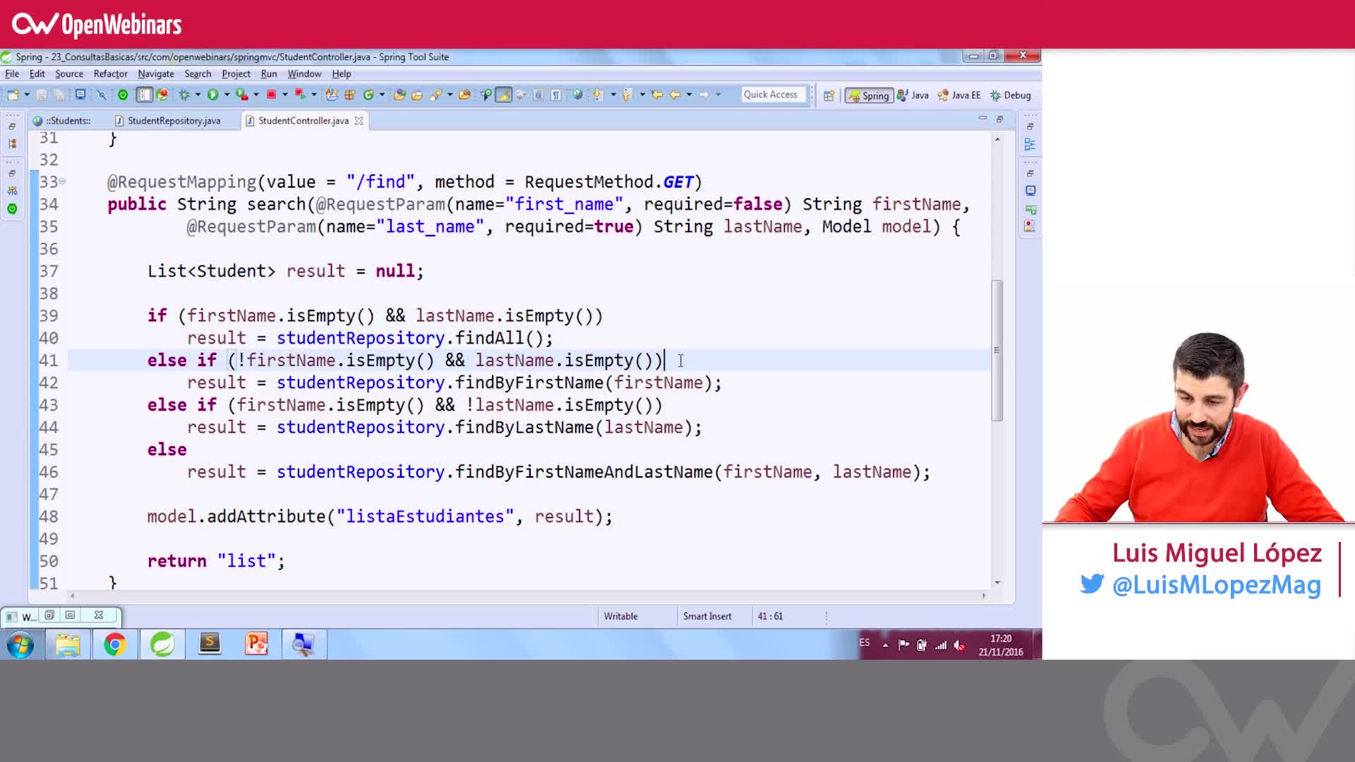 1920x1080 Spring Framework  OpenWebinars (22)