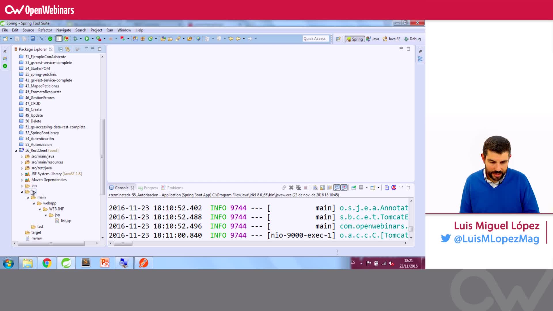 1920x1080 Spring Framework  OpenWebinars (55)